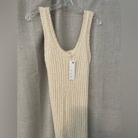 VICI Desert Moon Ribbed Midi Dress | M - Picture 8 of 10